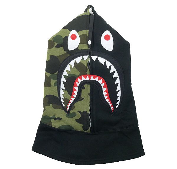 A bathing ape shark face mask